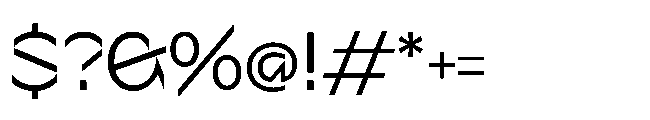 Sizek Pro Norm Clear Font OTHER CHARS