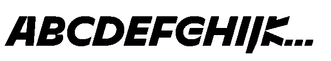 Sizek Pro Norm Extra Bold Italic Font UPPERCASE