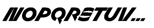 Sizek Pro Norm Extra Bold Super Italic Font UPPERCASE