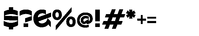 Sizek Pro Norm Extra Bold Font OTHER CHARS