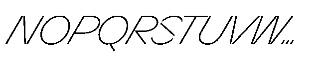 Sizek Pro Norm Extra Light Super Italic Font UPPERCASE