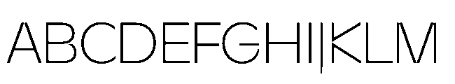 Sizek Pro Norm Extra Light Font UPPERCASE