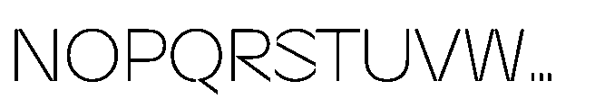 Sizek Pro Norm Extra Light Font UPPERCASE