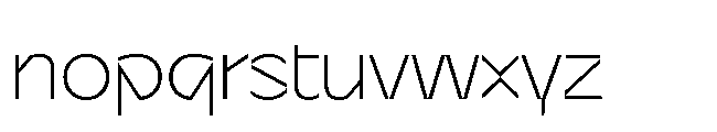 Sizek Pro Norm Extra Light Font LOWERCASE