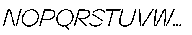 Sizek Pro Norm Light Italic Font UPPERCASE