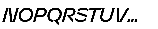 Sizek Pro Norm Medium Italic Font UPPERCASE