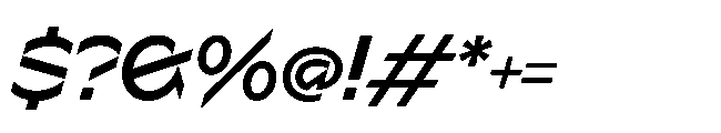 Sizek Pro Norm Semi Bold Italic Font OTHER CHARS