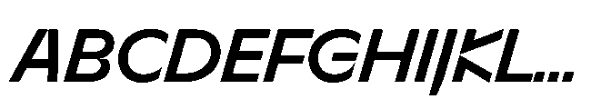 Sizek Pro Norm Semi Bold Italic Font UPPERCASE