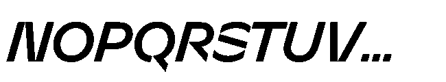 Sizek Pro Norm Semi Bold Italic Font UPPERCASE