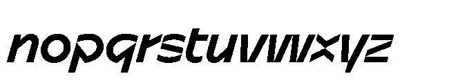 Sizek Pro Norm Semi Bold Italic Font LOWERCASE