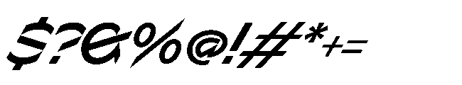Sizek Pro Norm Semi Bold Super Italic Font OTHER CHARS