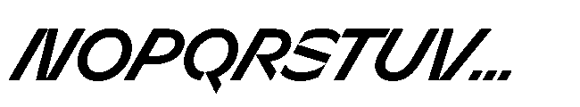 Sizek Pro Norm Semi Bold Super Italic Font UPPERCASE