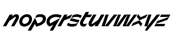 Sizek Pro Norm Semi Bold Super Italic Font LOWERCASE