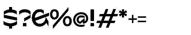 Sizek Pro Norm Semi Bold Font OTHER CHARS