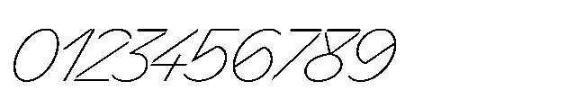 Sizek Pro Norm Thin Super Italic Font OTHER CHARS