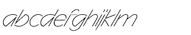 Sizek Pro Norm Thin Super Italic FONT
