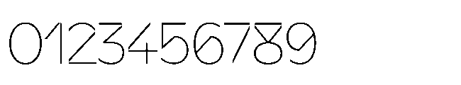 Sizek Pro Norm Thin Font OTHER CHARS