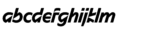 Sizek Pro Semi Condensed Bold Italic FONT