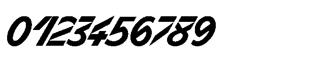 Sizek Pro Semi Condensed Bold Super Italic Font OTHER CHARS