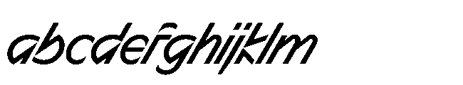 Sizek Pro Semi Condensed Book Super Italic FONT