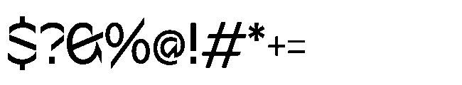 Sizek Pro Semi Condensed Book Font OTHER CHARS