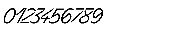 Sizek Pro Semi Condensed Clear Super Italic Font OTHER CHARS