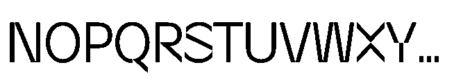 Sizek Pro Semi Condensed Clear Font UPPERCASE
