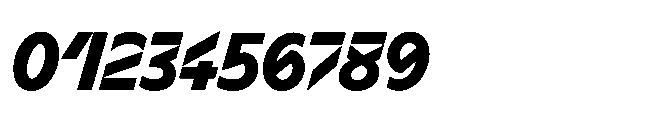 Sizek Pro Semi Condensed Extra Bold Italic Font OTHER CHARS