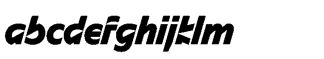 Sizek Pro Semi Condensed Extra Bold Italic FONT
