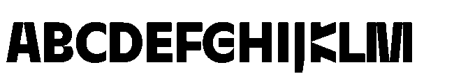 Sizek Pro Semi Condensed Extra Bold Font UPPERCASE