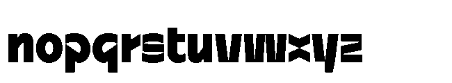 Sizek Pro Semi Condensed Extra Bold Font LOWERCASE