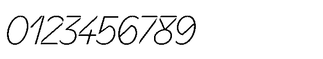 Sizek Pro Semi Condensed Extra Light Italic Font OTHER CHARS