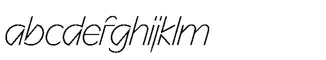 Sizek Pro Semi Condensed Extra Light Italic FONT