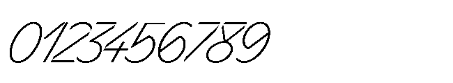 Sizek Pro Semi Condensed Extra Light Super Italic Font OTHER CHARS