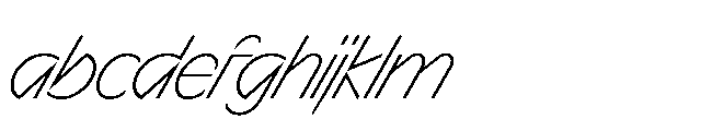 Sizek Pro Semi Condensed Extra Light Super Italic FONT