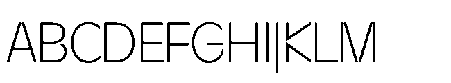 Sizek Pro Semi Condensed Extra Light Font UPPERCASE