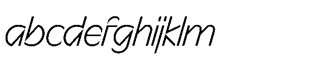 Sizek Pro Semi Condensed Light Italic FONT