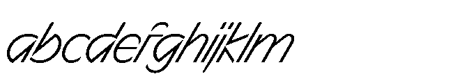 Sizek Pro Semi Condensed Light Super Italic FONT