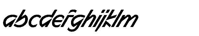 Sizek Pro Semi Condensed Medium Super Italic FONT