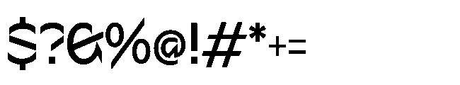 Sizek Pro Semi Condensed Medium Font OTHER CHARS
