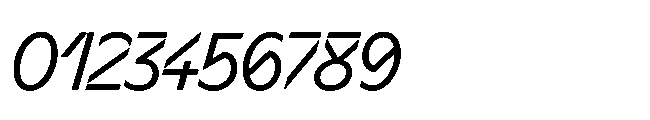 Sizek Pro Semi Condensed Regular Italic Font OTHER CHARS