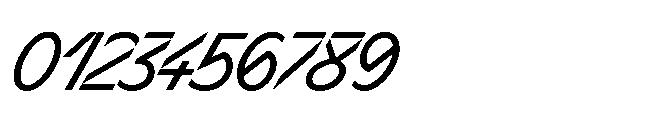 Sizek Pro Semi Condensed Regular Super Italic Font OTHER CHARS