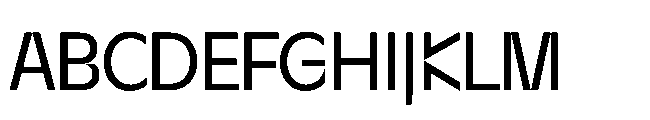 Sizek Pro Semi Condensed Regular Font UPPERCASE