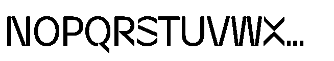 Sizek Pro Semi Condensed Regular Font UPPERCASE