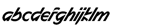 Sizek Pro Semi Condensed Semi Bold Super Italic FONT