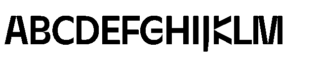 Sizek Pro Semi Condensed Semi Bold Font UPPERCASE