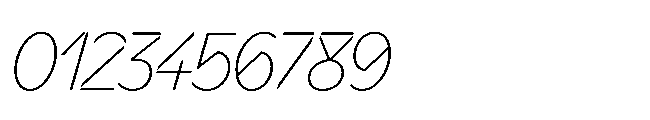 Sizek Pro Semi Condensed Thin Italic Font OTHER CHARS