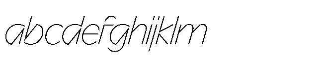 Sizek Pro Semi Condensed Thin Italic FONT