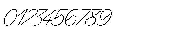 Sizek Pro Semi Condensed Thin Super Italic Font OTHER CHARS