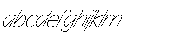 Sizek Pro Semi Condensed Thin Super Italic FONT